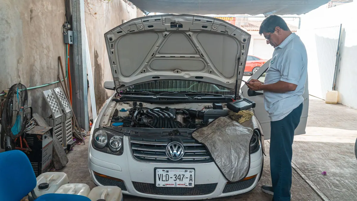 Diagnostic électronique d’un moteur au garage